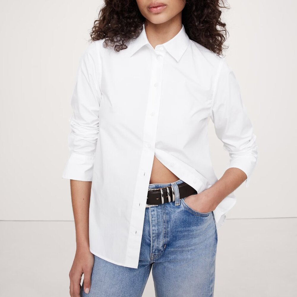 White Banana Republic Everyday Shirt